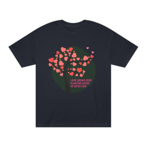 valentine t-shirt black